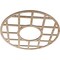 Ekena Millwork O'Neal Wood Fretwork Pierced Ceiling Medallion, Red Oak, 26"OD x 9 1/2"ID x 1/4"T CMWP26X26X0250ONRO - alternate 2